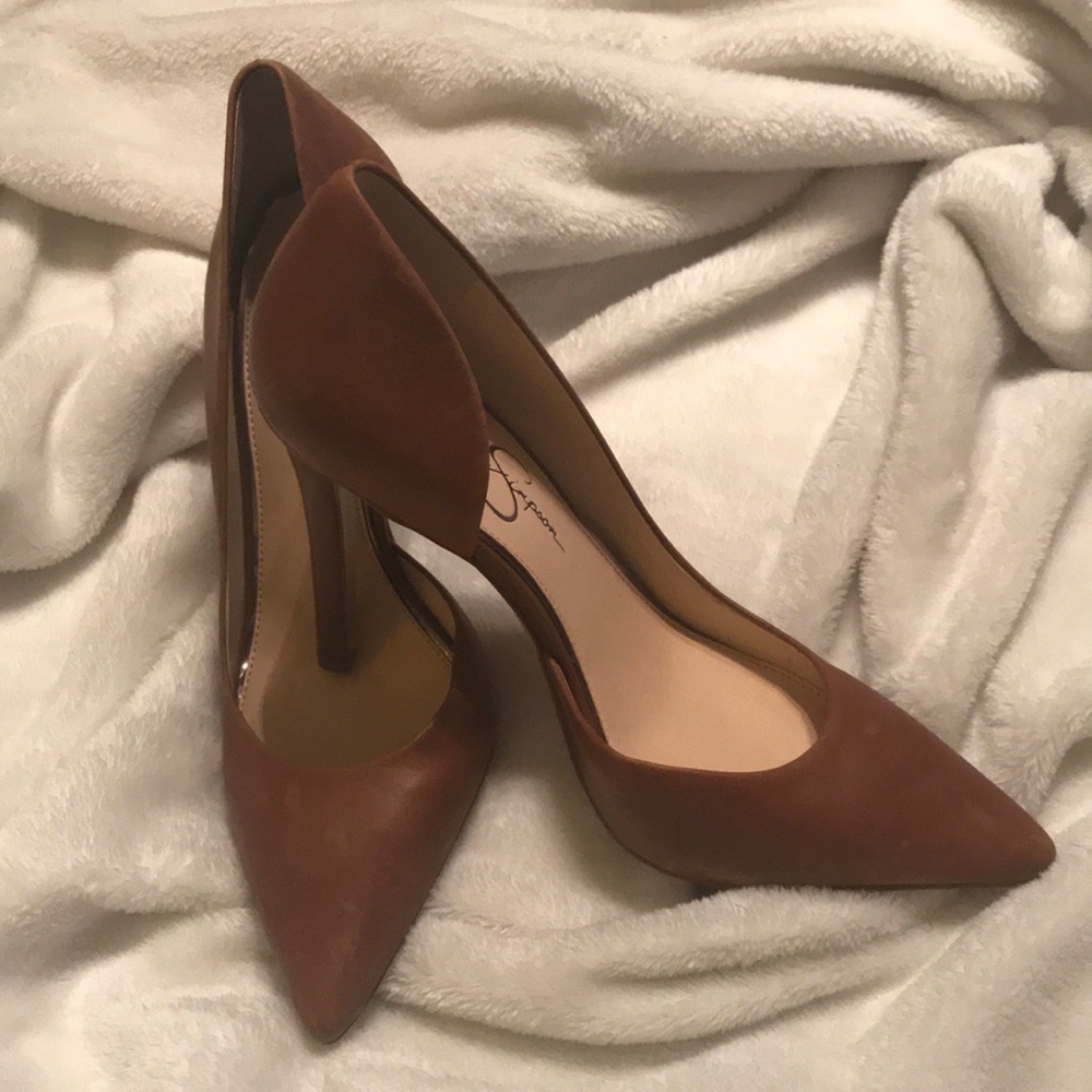 Jessica Simpson d’Orsay Nude Heels